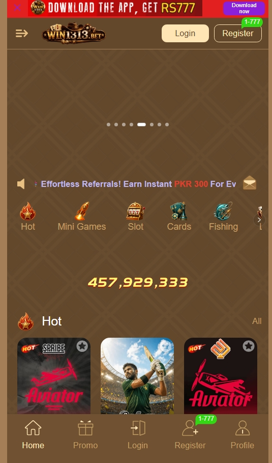 win1313 game dashboard
