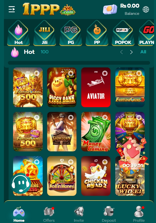 1ppp game Dashboard